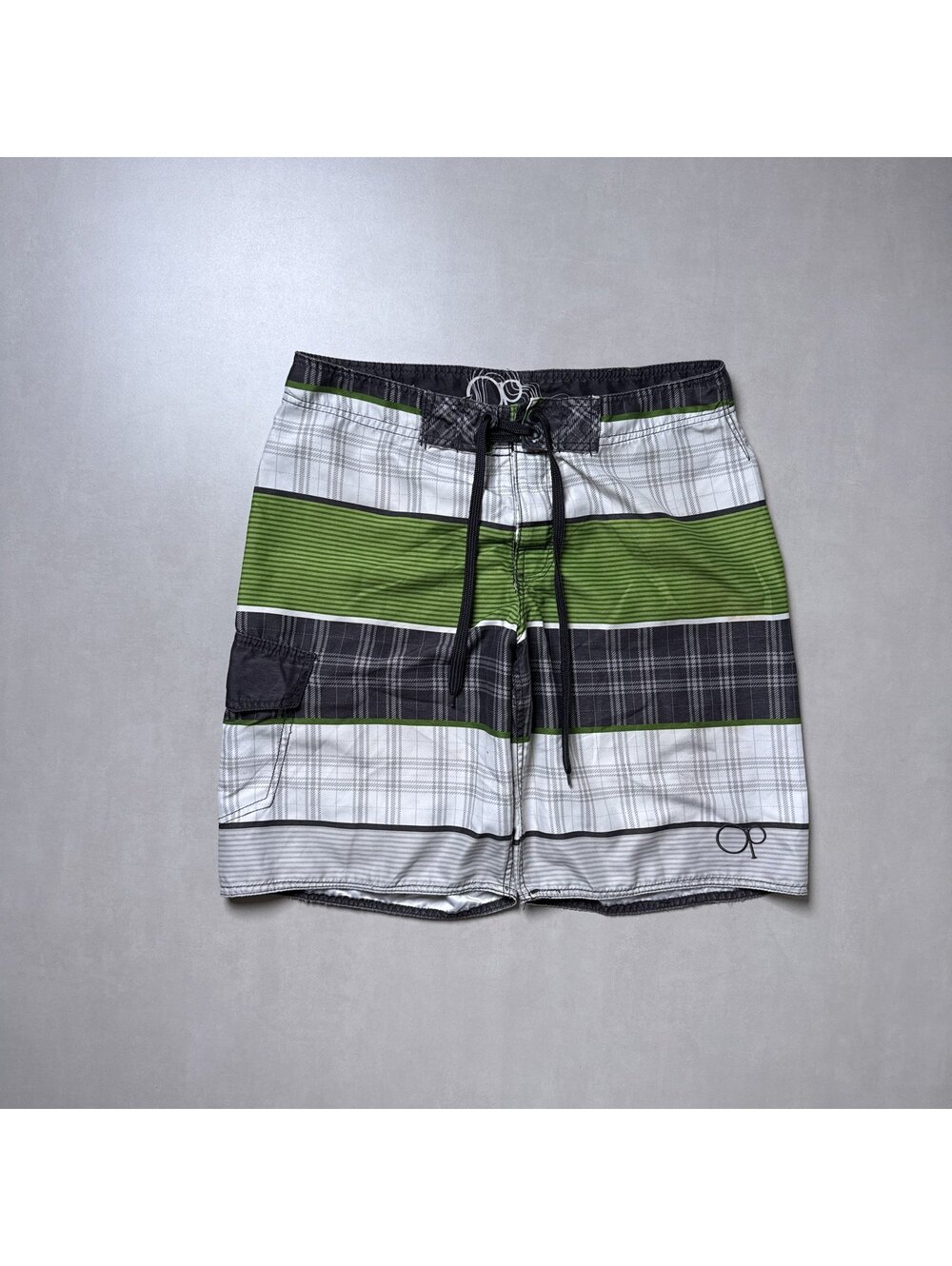 Y2K Ocean Pacific OP 00s Plaid Board Shorts